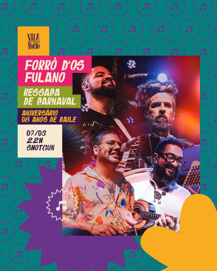 Read more about the article Os Fulano celebram 8 anos com muito forró e energia contagiante na Vila do Porto!