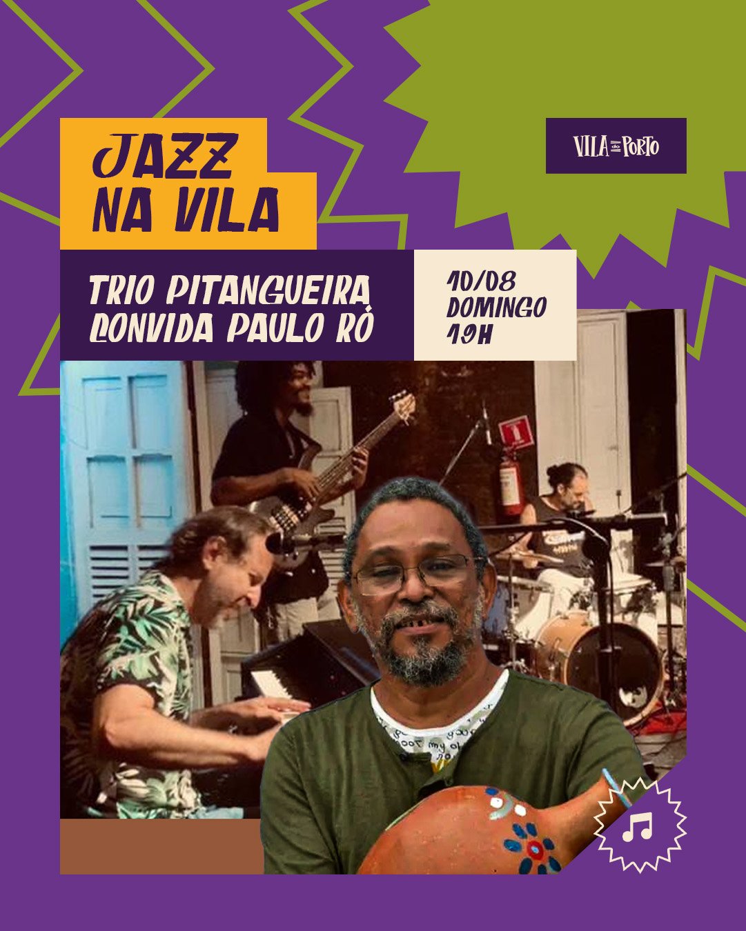 Read more about the article Jazz na Vila: Trio Pitangueira e Paulo Ró Prometem Domingo de Pura Sofisticação Musical em João Pessoa