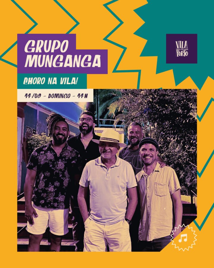 Read more about the article Grupo Munganga leva o choro ao Vila do Porto neste domingo