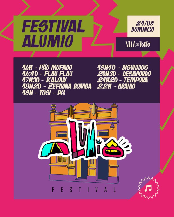 Read more about the article Festival Alumio tem encerramento grandioso com 9 shows na Vila do Porto neste domingo